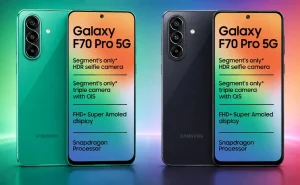 گلکسی F70 پرو 5G