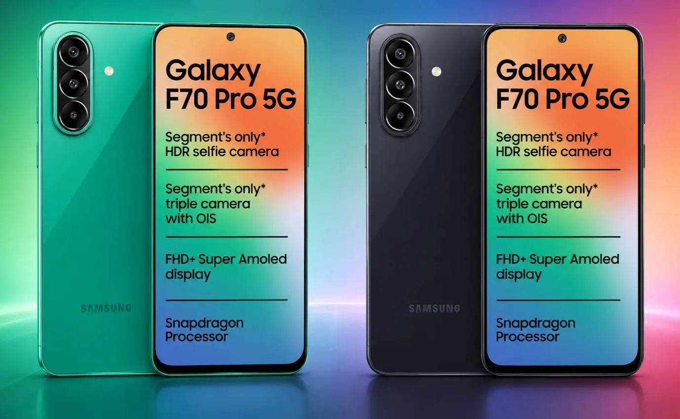گلکسی F70 پرو 5G